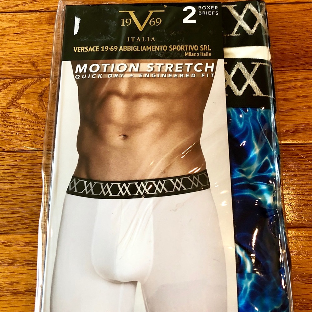 Versace 1969 Italia Microfiber Bóxer Brief 2 Pack